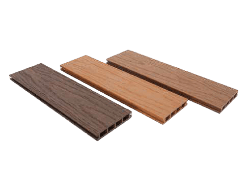 Deck sintético de madera de cafe